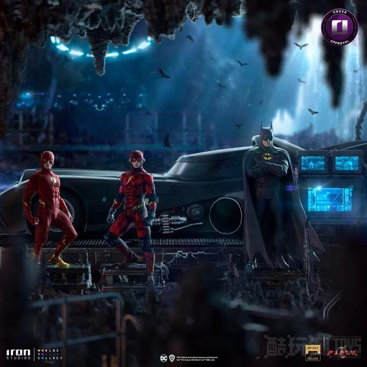 Iron Studios《闪电侠》蝙蝠车 Batmobile 1/10比例 Deluxe Art Scale 系列雕像 -6