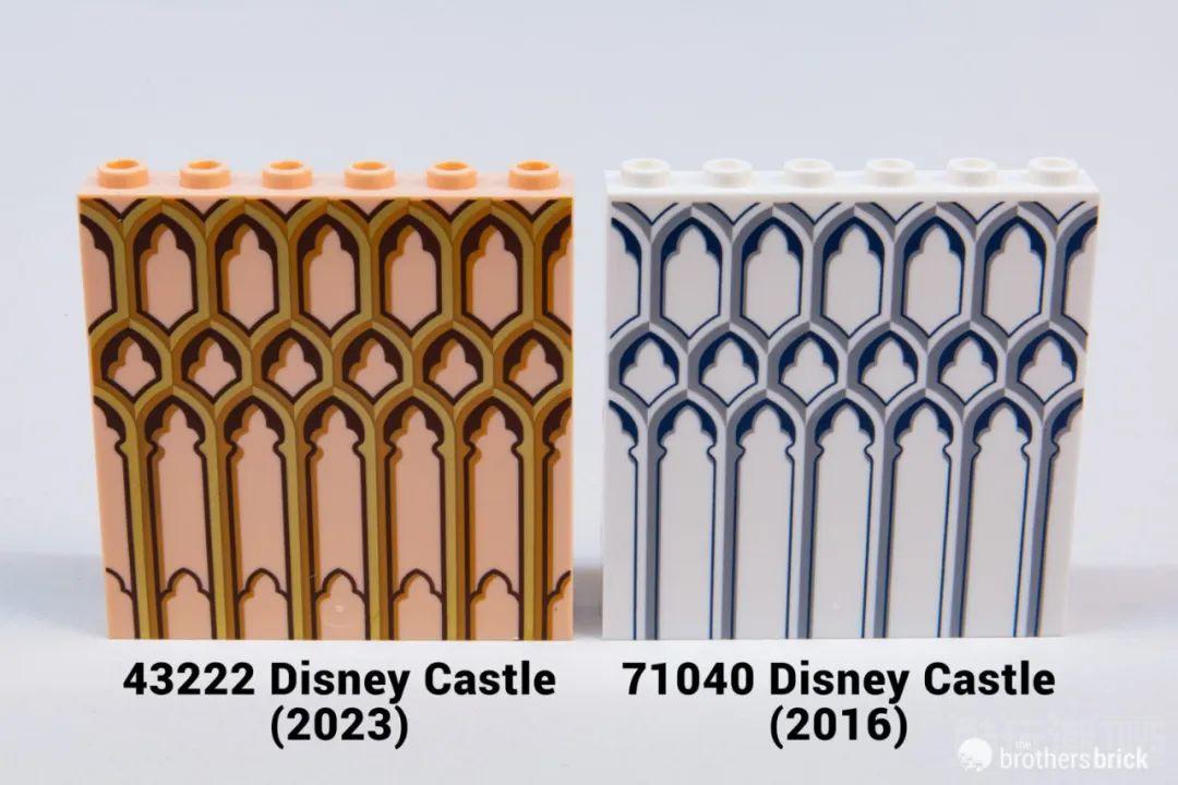 和老迪堡到底有哪些不同？乐高43222迪士尼城堡开箱测评 -14