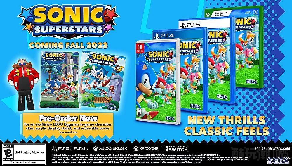 SEGA宣布《Sonic Superstars》新游戏，乐高超级索尼克全新套装也即将上市 -1
