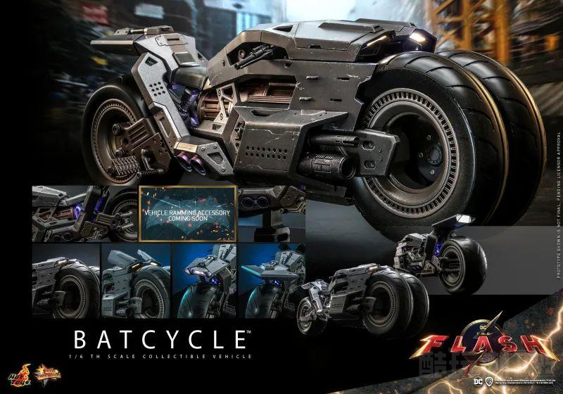 Hot Toys《闪电侠》蝙蝠机车1/6 比例收藏载具 科技感浓厚的双前轮机车立体化！ -13
