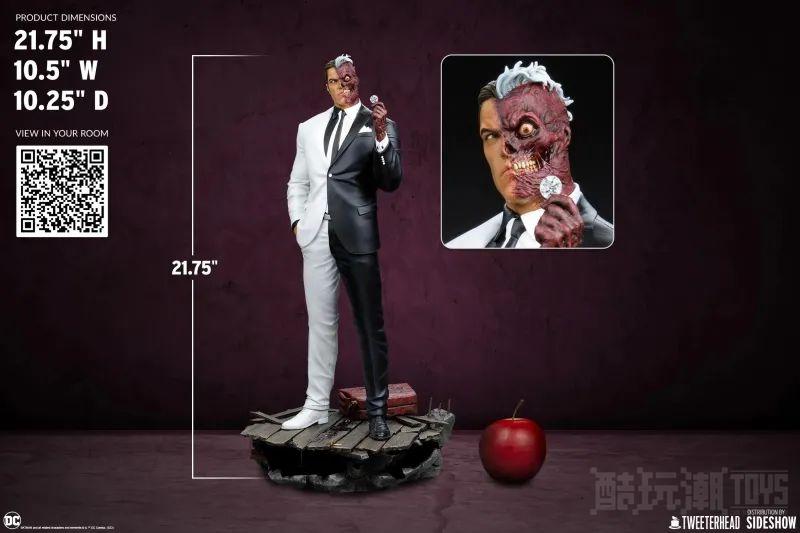 Tweeterhead DC“双面人”全身雕像 1/6、1/4 两种比例同步登场！ -9