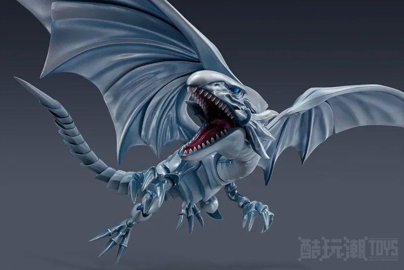 能再现毁灭的喷射白光‘S.H.MonsterArts 游戏王 青眼白龙 可动模型’超美银白身躯登场！ -3