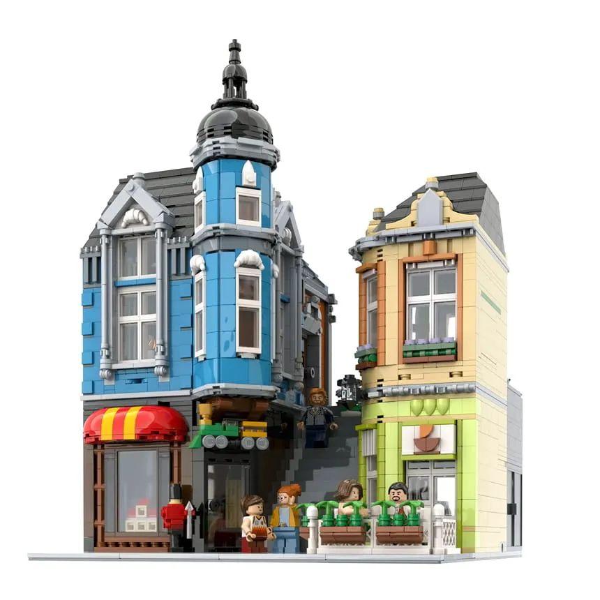 荷兰知名MOC工作室BrickAtive工作室街景新作——城镇玩具中心正式亮相 -2