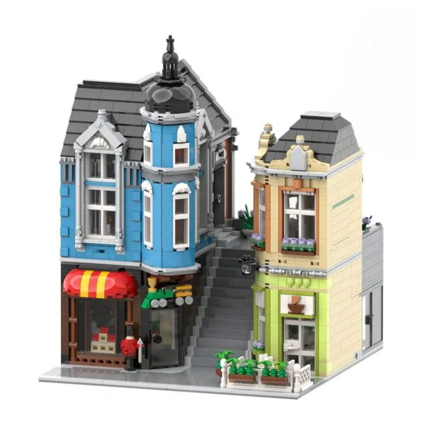 荷兰知名MOC工作室BrickAtive工作室街景新作——城镇玩具中心正式亮相