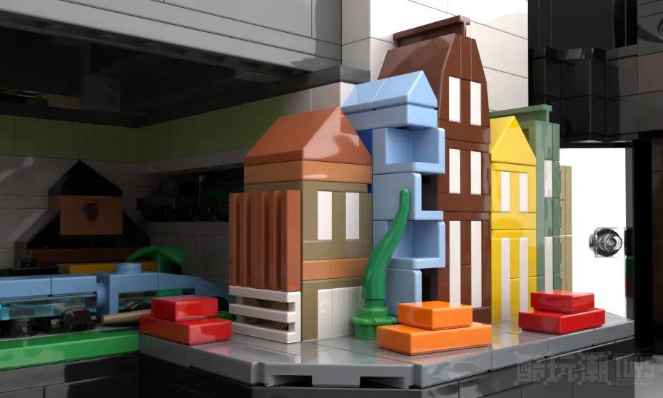 荷兰知名MOC工作室BrickAtive工作室街景新作——城镇玩具中心正式亮相 -10
