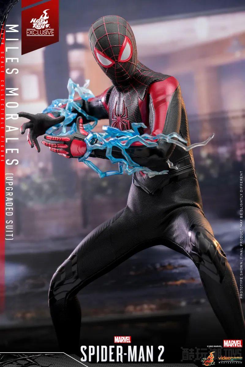 Hot Toys《漫威蜘蛛侠2》“迈尔斯·摩拉斯 (升级战衣) ”1/6 比例收藏级人偶 -6