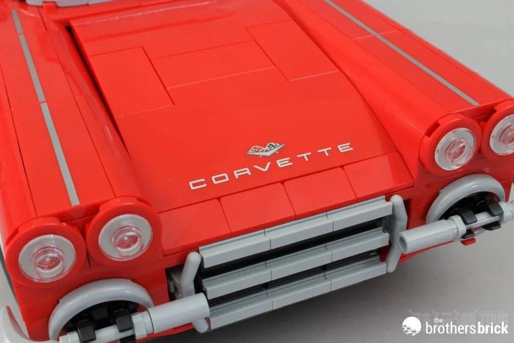 复古经典，乐高ICONS10321雪佛兰Corvette开箱评测 -48