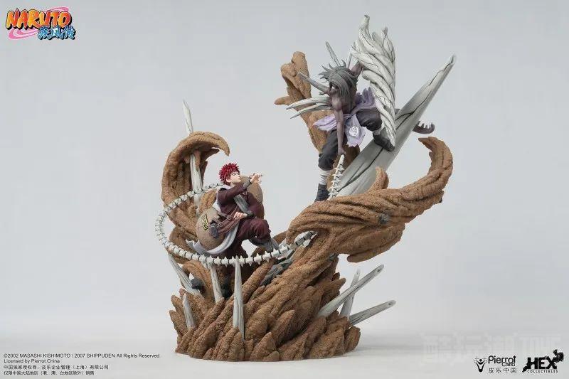 HEX Collectibles《火影忍者疾风传》我爱罗VS君麻吕 1/6 比例精英动态雕像 逼真重现巅峰之战！ -16