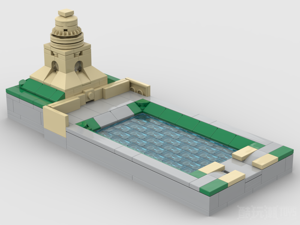 民族之战纪念碑 - 莱比锡 - 1：1600 Völkerschlachtdenkmal - Leipzig - 1：1600 -1