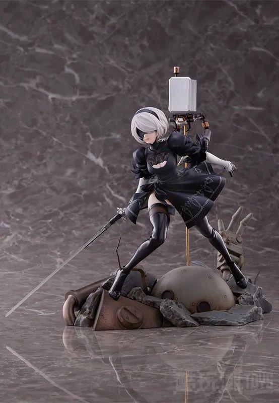 ANIPLEX+《尼尔：自动人形 Ver1.1a》 2B 1/7比例模型 再现插画中的飘逸裙䙓！ -3