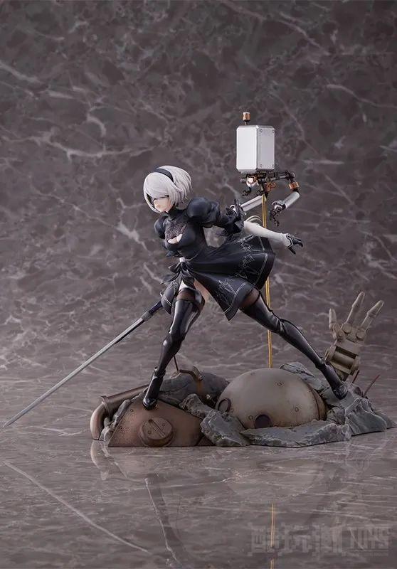 ANIPLEX+《尼尔：自动人形 Ver1.1a》 2B 1/7比例模型 再现插画中的飘逸裙䙓！ -6