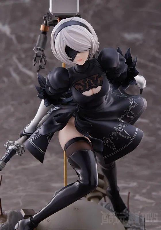 ANIPLEX+《尼尔：自动人形 Ver1.1a》 2B 1/7比例模型 再现插画中的飘逸裙䙓！ -7