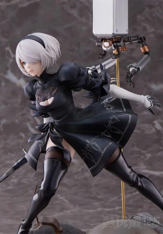 ANIPLEX+《尼尔：自动人形 Ver1.1a》 2B 1/7比例模型 再现插画中的飘逸裙䙓！ -9