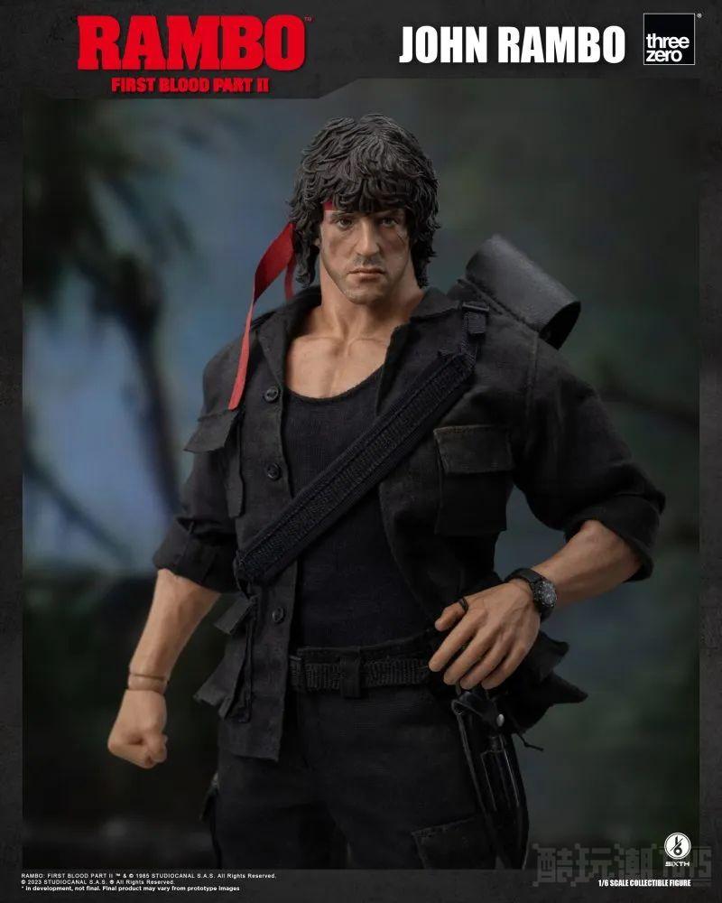 threezero《第一滴血2》约翰‧蓝波 John Rambo 1/6比例 可动立体人形 -6