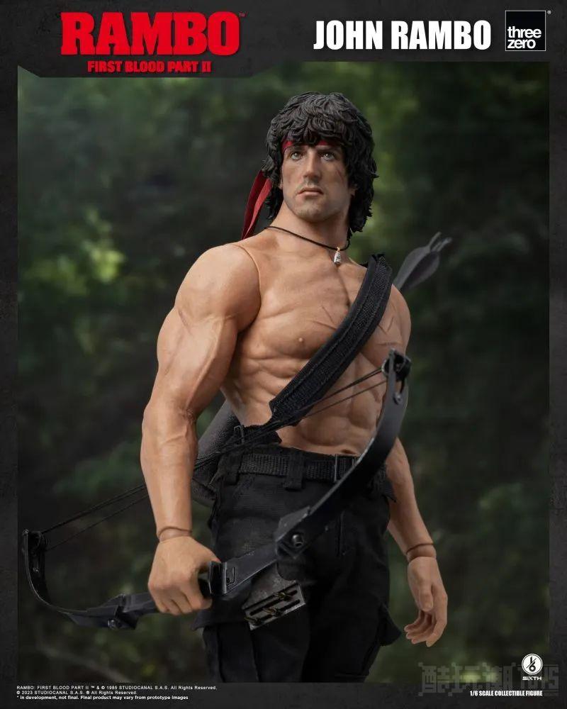 threezero《第一滴血2》约翰‧蓝波 John Rambo 1/6比例 可动立体人形 -17