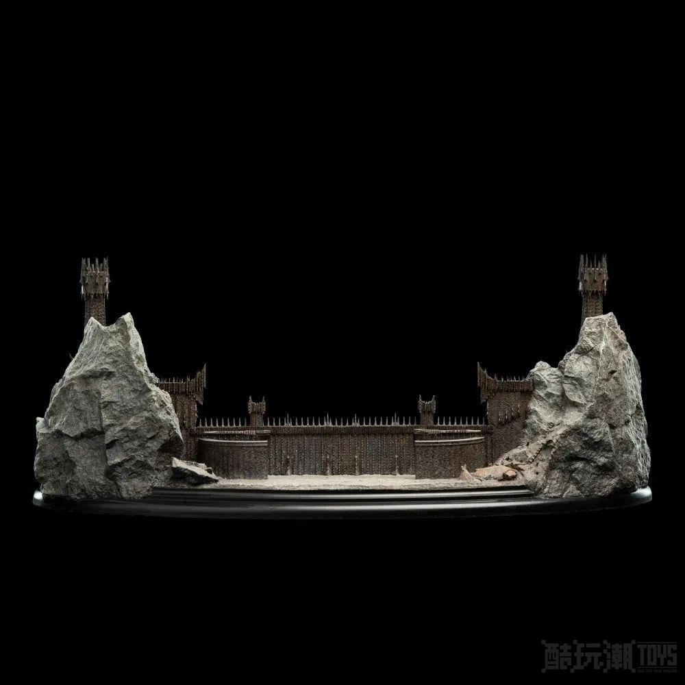 WETA《魔戒》黑门（THE BLACK GATE）场景雕像 位于魔多西北方的漆黑要塞立体化！ -7
