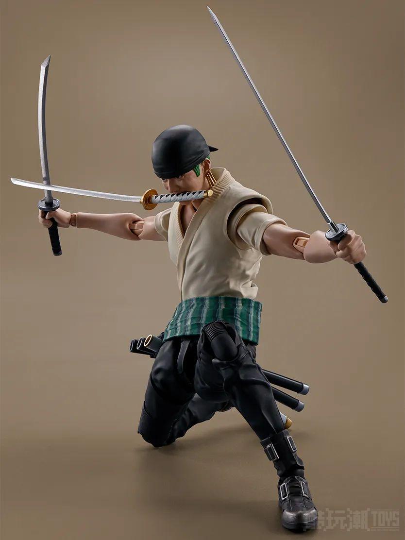 ‘S.H.Figuarts 罗罗亚·索隆（A Netflix Series: ONE PIECE）’实现新田真剑佑的帅气三刀流！ -6