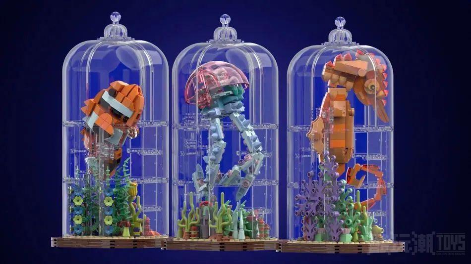 在琉璃中游曳,乐高IDEAS作品《海洋生物》再次获得万票支持 -10 在琉璃中游曳,乐高IDEAS作品《海洋生物》再次获得万票支持 -10