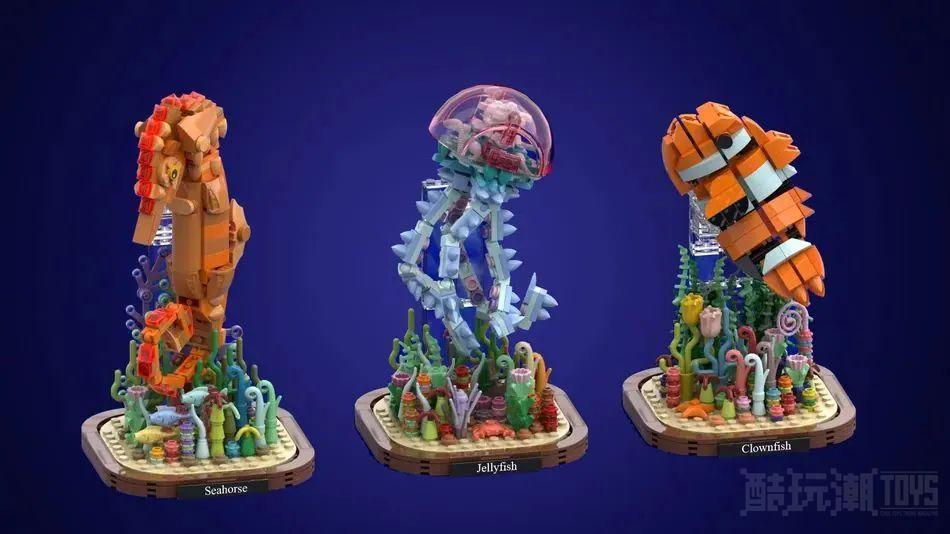 在琉璃中游曳,乐高IDEAS作品《海洋生物》再次获得万票支持 -8 在琉璃中游曳,乐高IDEAS作品《海洋生物》再次获得万票支持 -8