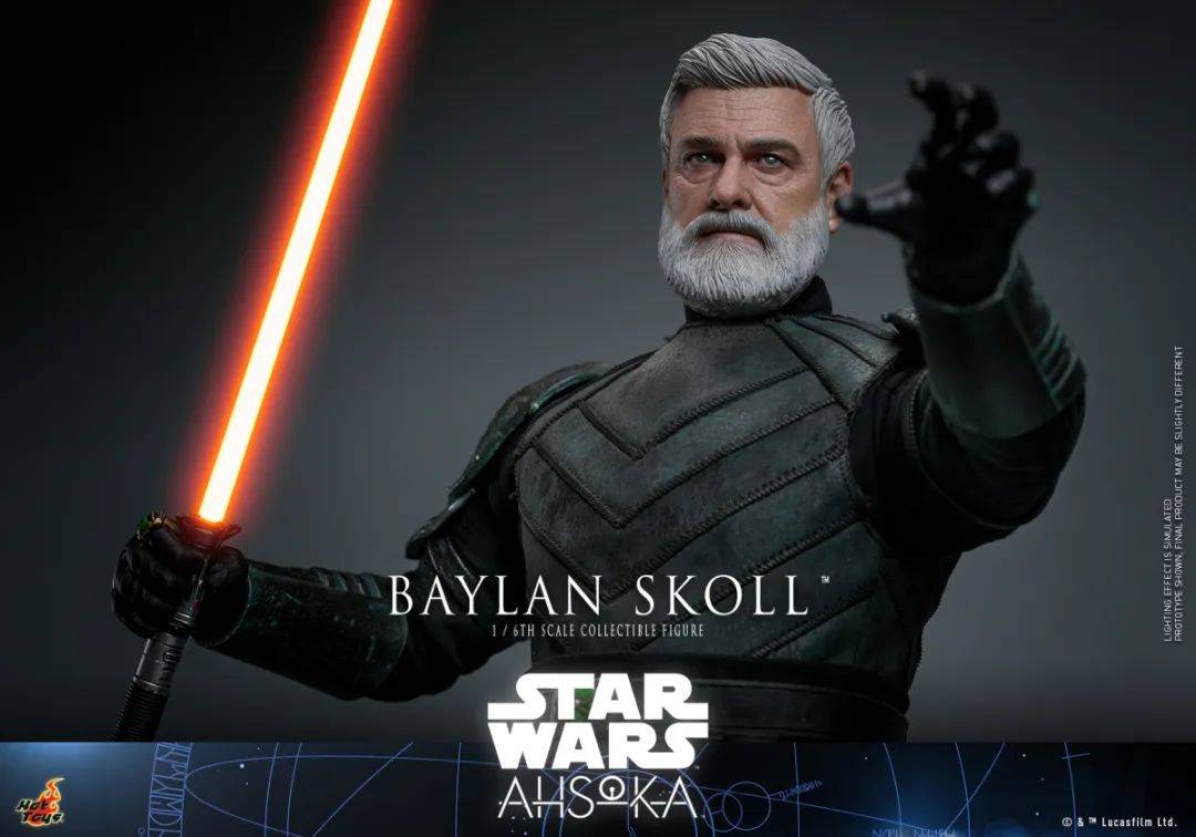 Hot Toys《阿索卡》贝兰·斯科尔（Baylan Skoll）1/6 比例收藏级人偶 沉稳强悍的堕落绝地现身！