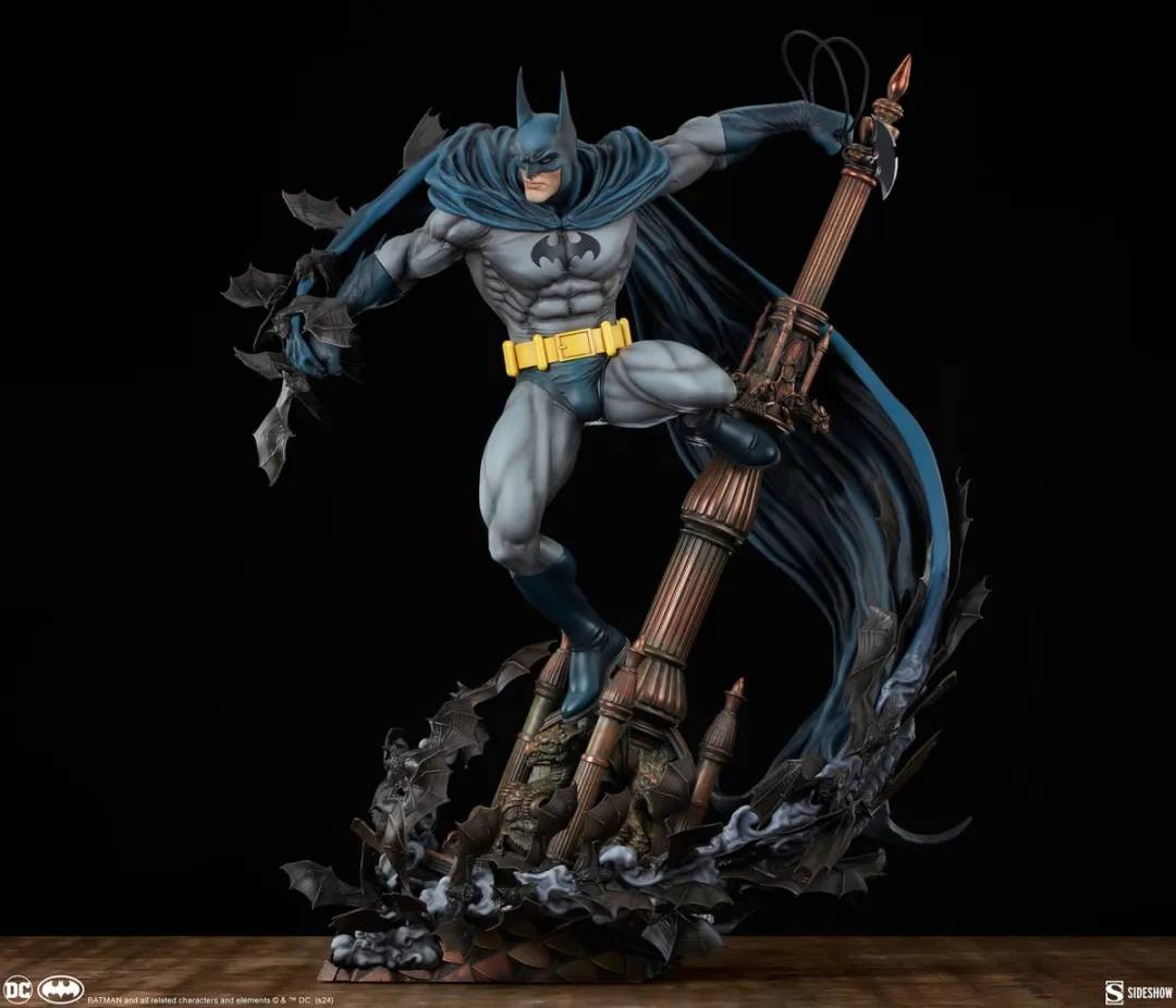 Sideshow Collectibles 蝙蝠侠收藏雕像，浮夸长耳设计展现高谭守护者的强大存在感！