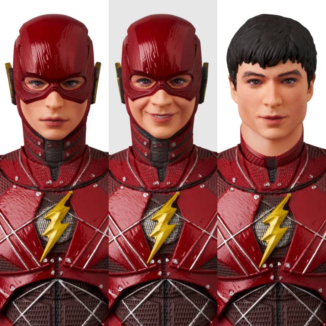 MAFEX『《正义联盟》闪电侠查导版Ver.』6寸可动人偶，推一下就跑的英雄再度回归！