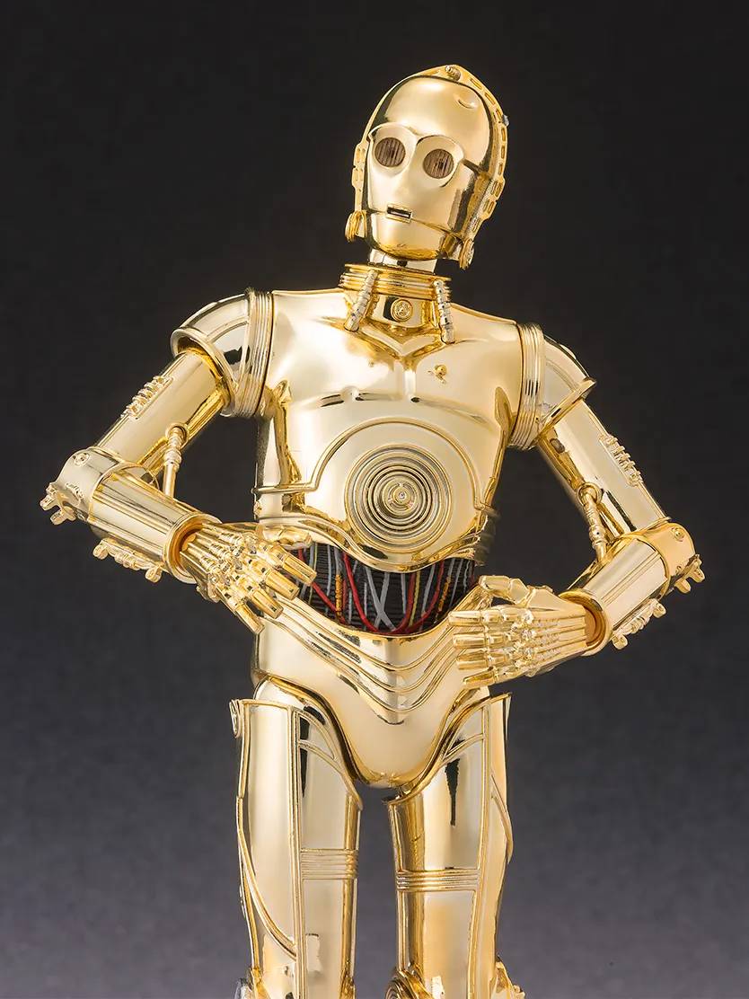 S.H.Figuarts『《星球大战4：新希望》C-3PO 经典版』可动人偶，镀金造型质感大升级！
