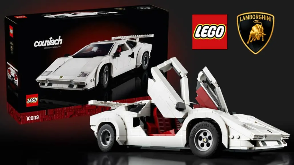 致敬经典！乐高10337兰博基尼 Countach 5000 Quattrovalvole正式亮相