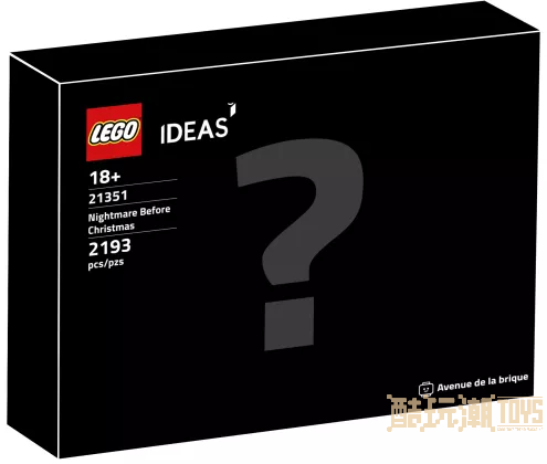 乐高IDEAS系列21351迪士尼蒂姆·波顿的圣诞夜惊魂正式公布