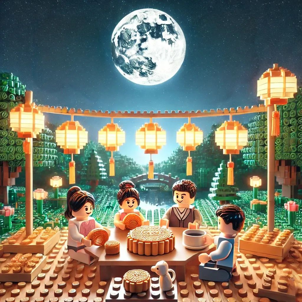 酷玩潮祝大家中秋佳节，月圆人圆