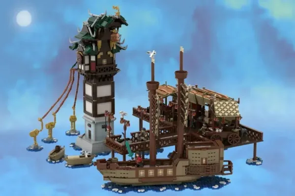 原神启动！乐高IDEAS作品《原神—璃月港码头》晋级终审