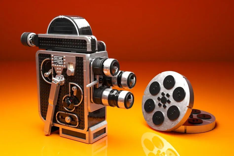 真的能动！乐高IDEAS投稿Bolex H16相机支持达标，来拍摄你的乐高电影吧