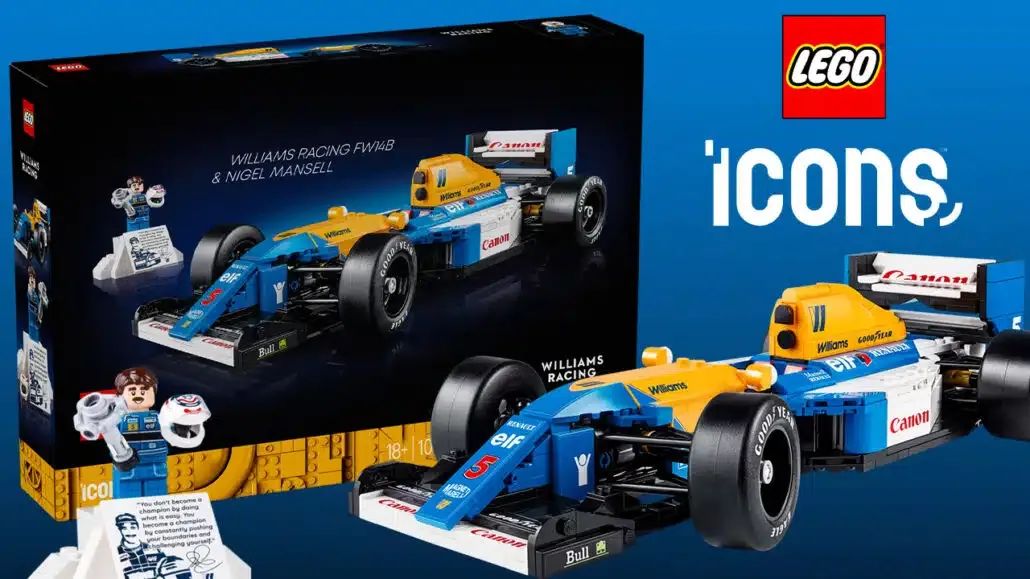 赛车迷必看：乐高10353威廉姆斯车队FW14B与尼格尔·曼塞尔，复刻1992年世界冠军风采！