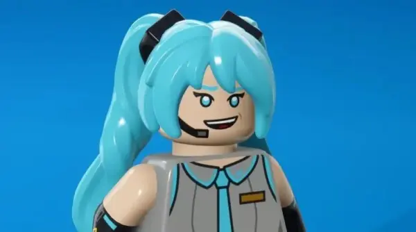 是初音未来！等等……你为什么变乐高人仔了？