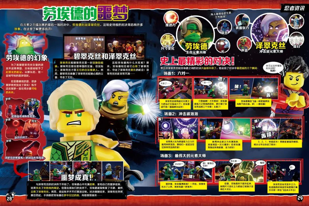 封禁五人组唯一女性+科技风人仔！《乐高幻影忍者》全新出版！