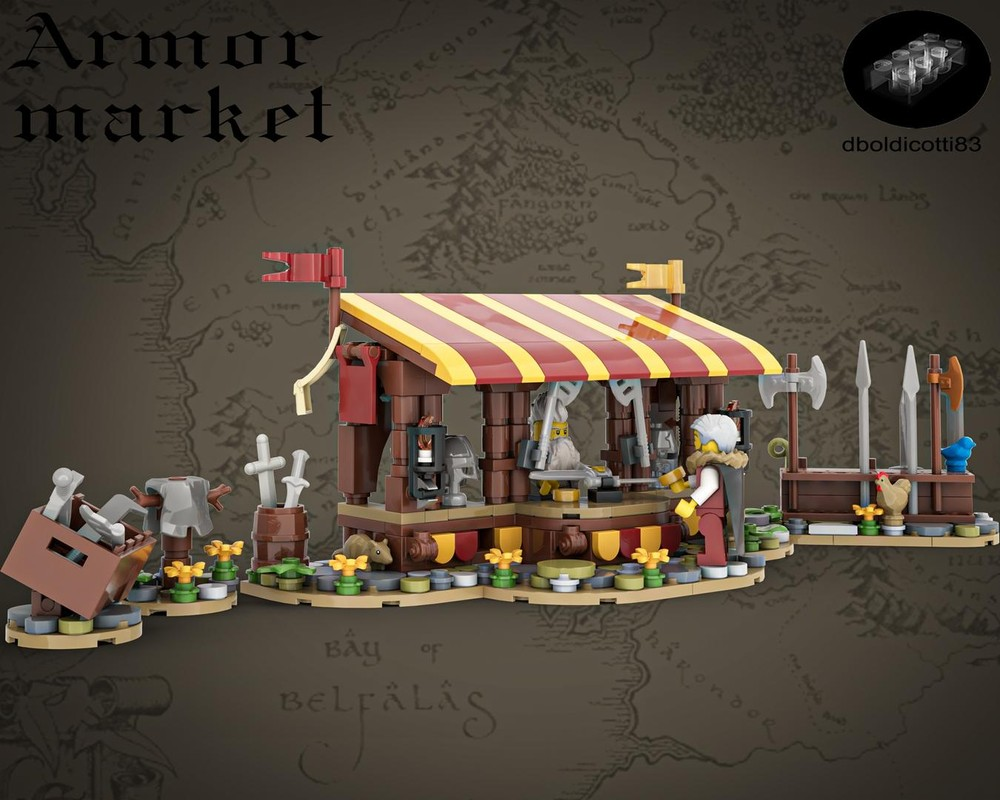【Armor Market】——中世纪村庄里最硬核的摊位来了！