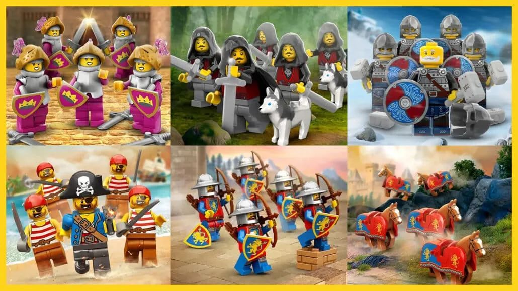 狼骑士、维京人、海盗一网打尽！Pick a Brick 新战斗包太顶了！