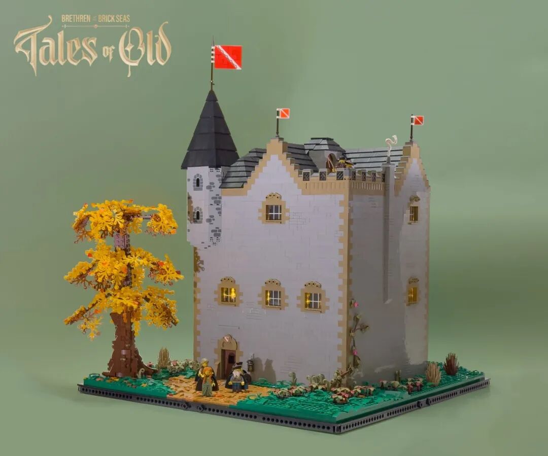 MOC最难的是开始？从一撮胡子到整座城堡，乐高苏格兰高地全攻略
