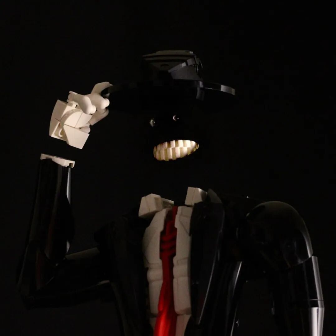 披上婚纱的贞子、变身狮子的木乃伊……从没想到积木还能这么吓人！