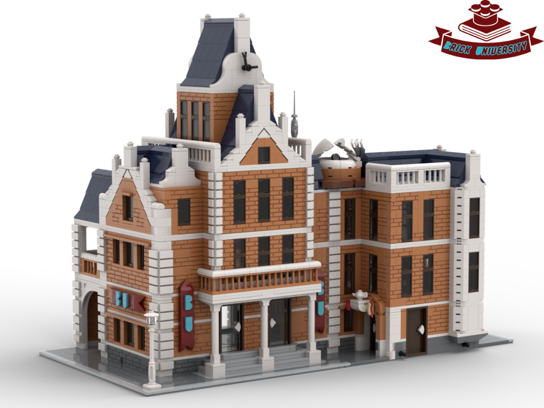 记忆中的大学校园是什么样子？把它用积木还原出来吧！