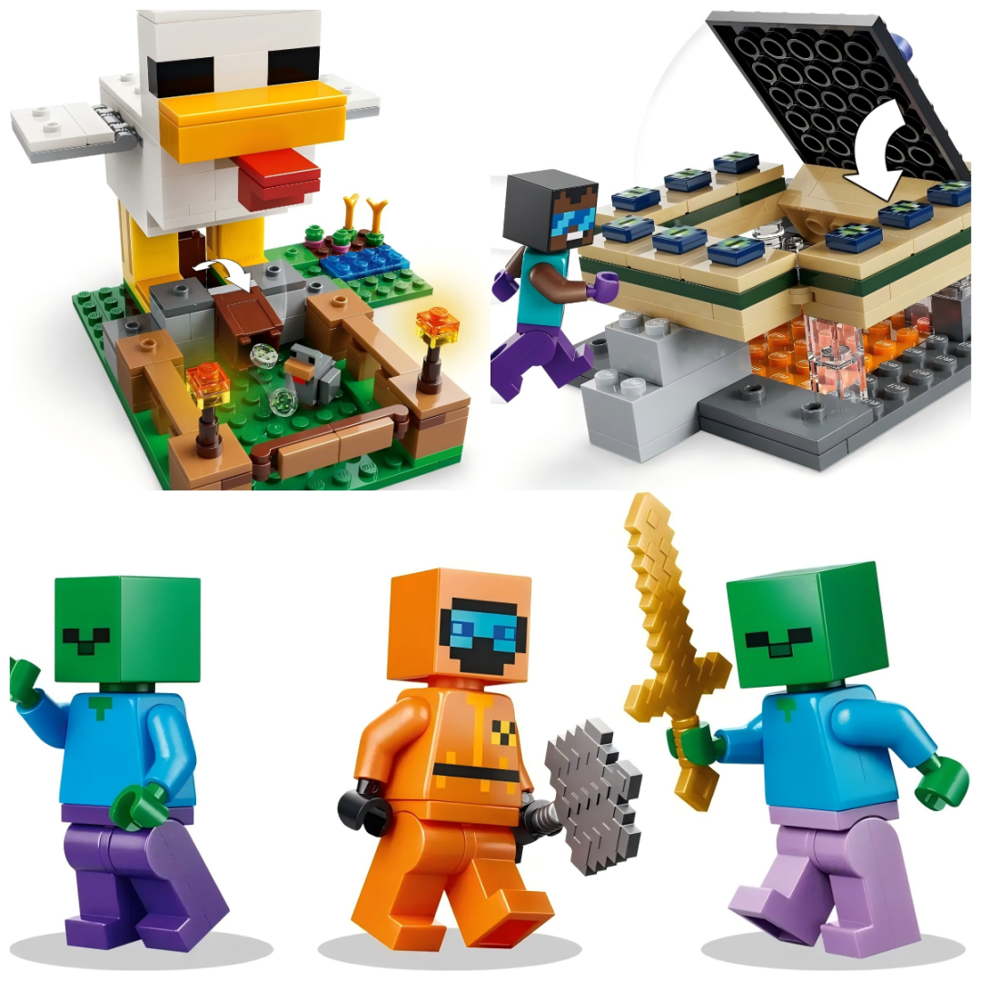 不玩《我的世界》，乐高新套装和我有啥关系？错！获得这些新零件的机会真的不多！