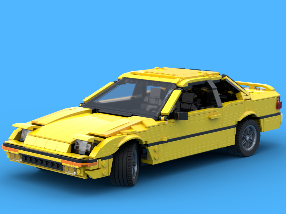 %title缩略图 会“眨眼”的车头灯太迷人了!致敬经典,1988本田Prelude Si MOC