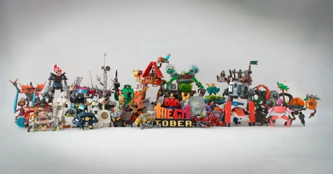 31天做出31个机甲MOC！而且灵感竟然靠……掷骰子？！