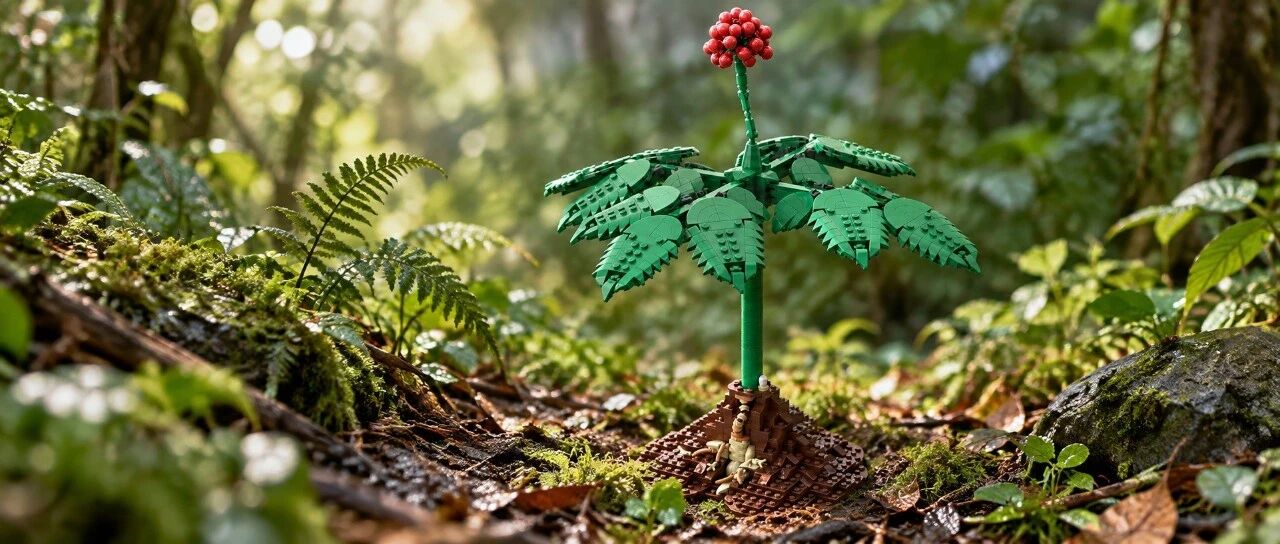 用积木做的植物标本？乐高Ideas评审出现“万票西洋参”！
