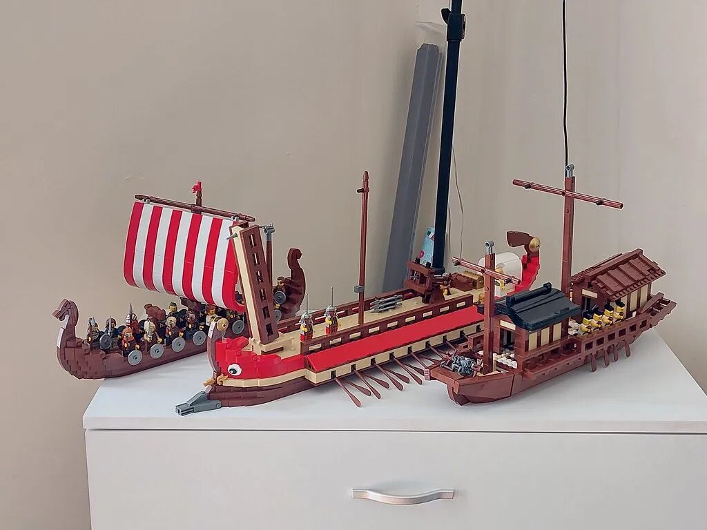 从古代战船到未来航海，乐高玩家们在海面上“造世界”