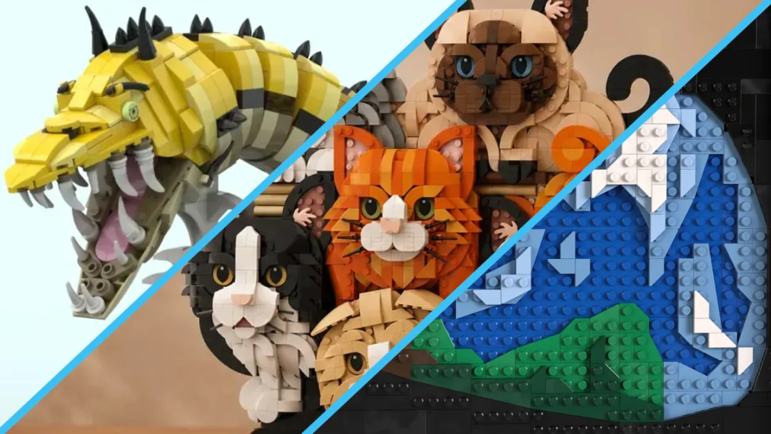 巨蛇、萌猫、名城地标、经典照片……乐高Ideas新一轮评审刚开始，就已经佳作迭出！